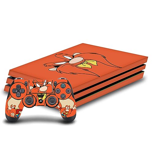 Vinyle Autocollant de Jeu Peau Sony PlayStation 4 PS4 Pro Console Manette Looney Tunes Sam
