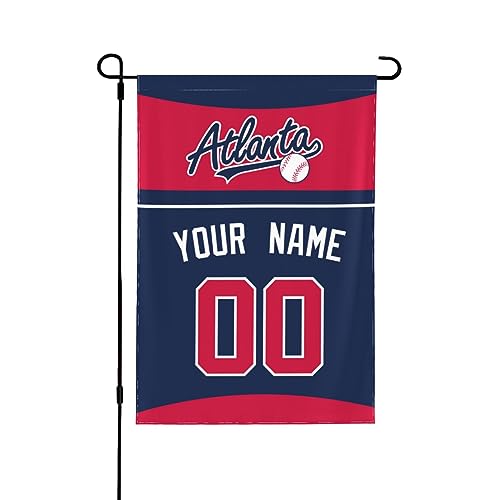 Flag Atlanta Garden Flag Personalized Gifts for Men Women
