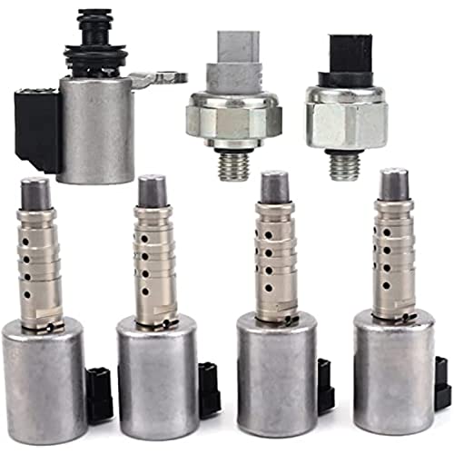 JF017E RE0F10E Transmission Solenoids Kit with Pressure Sensor Compatible with Nissan Altima Infiniti JX35 2012-2016 by WOWAUTO - Used condition - US$68.10
