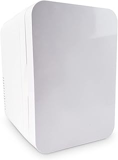 Minilodówka, Minilodówka chłodnicza i cieplejsza, Minilodówka 6 litrów, Do sypialni, domu, przyczepy kempingowej, samochodowa/przenośna lodówka do pielęgnacji skóry Lodówka