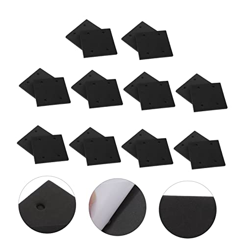 TEHAUX 100 Pçs Substituição Almofada De Vidro Automotivo Móveis Autoadesivo Acabamento De Espuma Gax