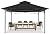 MASTERCANOPY Outdoor Garden Gazebo for Patios with Stable Steel Frame (11x11, Black)