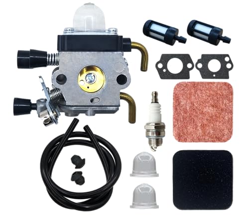 AiBiCi Carburetor with Air Filter for Stihl FS75 FS80 FS85 FS85R FS85T FS85RX HS75 HS80 HS85 HL75 HL75K FH75 HT70 HT75 KM80 KM85 KM85R FC75 FC85 SP80 SP85 ZAMA Carburetor -  C1Q
