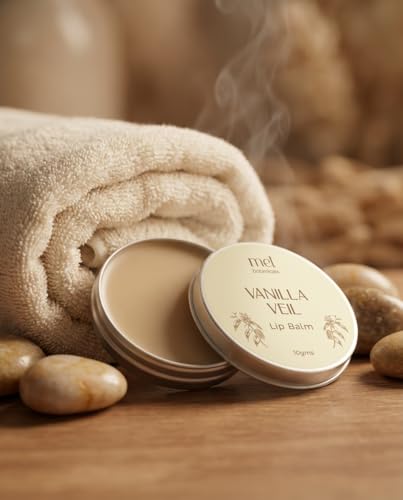 Vanilla Veil Lip Balm | Enriched with Vanilla Oil, Beeswax, Vitam...