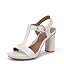Warm White Croco Leather