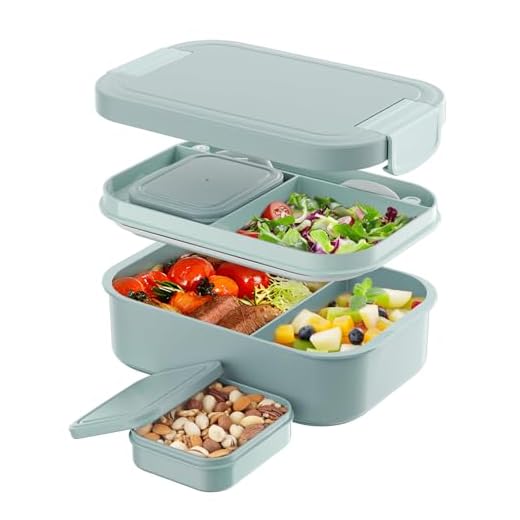 LEIKEEGO Lunchbox Erwachsene 1900ml Brotdose Auslaufsicher Bento Box Erwachsene für Büro, Schule (Grün)