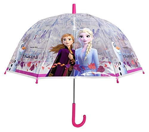 Yuhu.kids Frozen - Die Eiskönigin Anna Elsa Regenschirm Stock-Schirm Kuppelschirm Cover