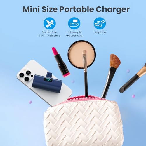 Power Bank Portable Charger for iPhone,Upgraded 6000mAh...