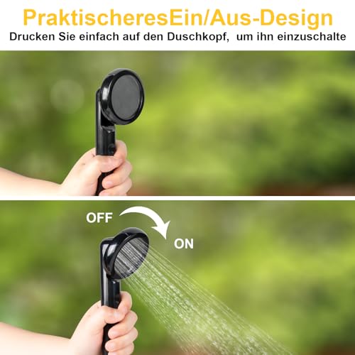 Campingdusche mit Pumpe von Liberrway – tragbares Set für Outdoor-Nutzung