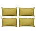 TAN.TOMI Set di 4 federe per cuscini in finta lino, per cuscini decorativi, cuscini da divano, in diversi colori