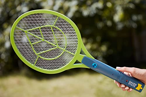 SWAT IT! Raquete recarregável Bug Zapper, 4000 volts, cabo de carregamento USB, pacote com 2 (grande