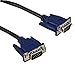 Premium Blue Connectors HD15 Male to Male SVGA VGA Long Video Monitor Cable for TV Computer Projector 6 feet