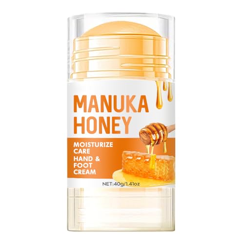 Manuka Honey Hand & Foot Cream,Crema per Piedi e Mani e Screpolati Rimozione e Ammorbidimento Dei Calli,Idrata e Protegge Secchi e Callosi (1)