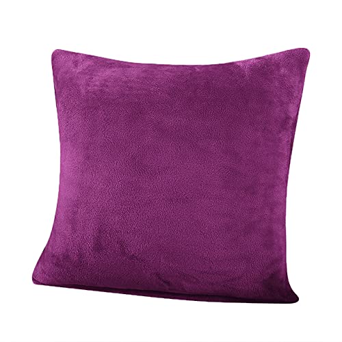 Sectional Sofa Slipcovers L Shape Couch Cover，2 Pcs Velvet Plush High Stretch Anti-Slip Sofa Slipcover For 3 + 3 Seaters Chaise，Furniture Protector Slip Cover For Living Room Kids Pets (Purple) #TOP4