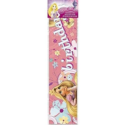 Unique Satin Disney Tangled Birthday Sash | Pink | 1 Pc
