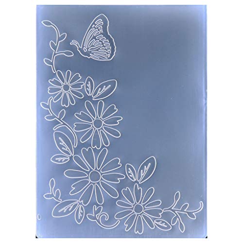 Kwellam Flowers Corner Butterfly Summer Plastic Embossing Folders For Card Making Scrapbooking And Other Paper Crafts 21032905 #TOP14