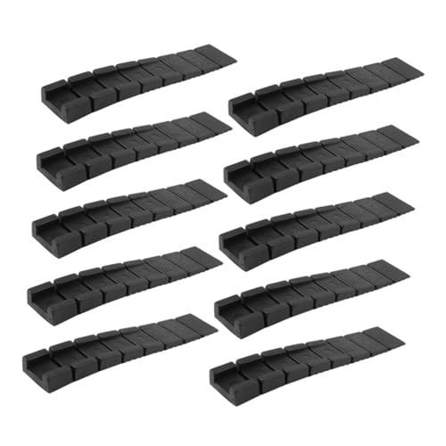 Mikikit 10pcs Furniture Leveling Pads for Uneven Floors Versatile Shims for Cabinets Tables Chairs Easy to Install Soft Protective Padding for Floor Maintenance