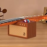 CoolGift Mart Gitarrenzubehör, Massivholz Amp Styled Guitar Neck Rest mit Pick-Halter, Luthier Tools für Gitarris ...