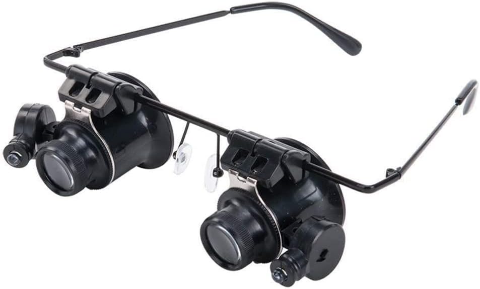 虫眼鏡 導いた光、ルーペ腕時計修理拡大鏡。