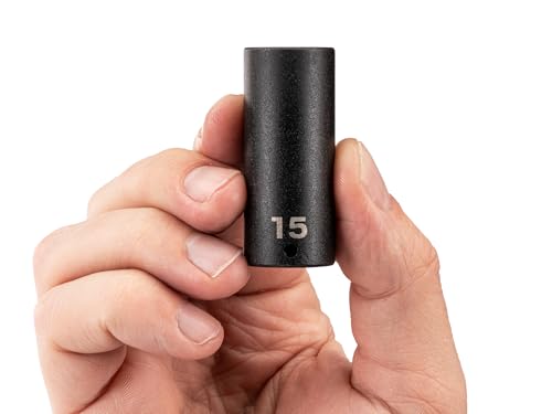 Image of TEKTON 1 /4 Inch Drive x 15 mm Deep 6-Point Impact Socket | SID03115