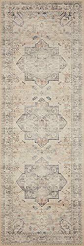 Loloi Ii Hathaway Collection Hth-07 Multi/Ivory, Traditional Runner Rug, 2'-6" X 7'-6" #TOP3