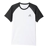 adidas Performance Men's Ultimate Short Sleeve Tee, Large, White/Black/Black