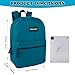 Trail maker Classic 17 inch Backpacks with Adjustable Padded Straps | School Backpacks for Girls, Boys (Blue)