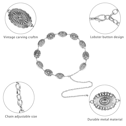 Western Belts for Woman-Cowgirl-Cowboy-Country-Chain-Belt3