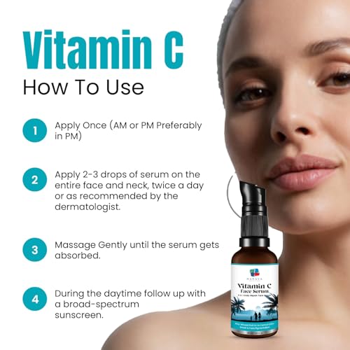 MANAVA INDULGE IN LUXURY Vitamin C Face Serum for Skin Brightening and Anti-Aging with Hyaluronic Acid, Niacinamide, and Antioxidants – 5-in-1 Daily Repair Serum for Day and Night Use – 30ml 3 41PhKUrTVSL. SL500