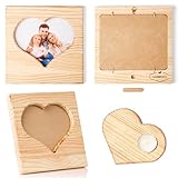 NoziDesign Marco Fotos 10x15 de madera natural, marcos de fotos pared y portaretratos para fotos elegantes y duraderos