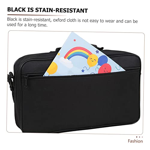 ibasenice Box Musical Instrument Storage Bag Clarinet Reed Portable Waterproof Oboe Case Clarinet Case Oboe Gigbag Black Container Replacement Case for Clarinet Oxford Cloth Shockproof Liner
