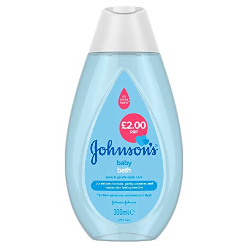 Baignoire pour bébé Johnson's lot de 6 contre la peau sèche