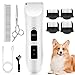 Nicewell Cat Shaver Dog Grooming Clippers Low Noise Electric Pet Grooming and Trimming Clippers Kit, Rechargeable Cordless Dog and Cat Hair Shaver (Concise White)
