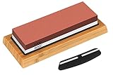 Schleifstein Messer Küchen Zubehör, 2-IN-1 Wetzstein Messerschleifer 1000/6000, Abziehstein mit Rutschfestem Silikonhalte, Küche Gadgets für Messer, Kochmesser, Küchenmesser