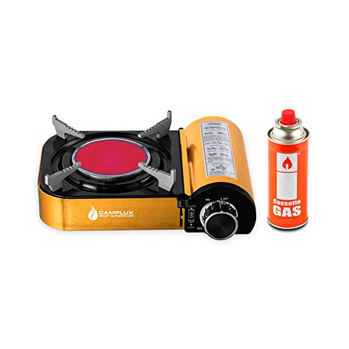 Camplux Portable Butane Stove, 5,200 BTU Camping Backpacking Outdoor Gas Stove Burner
