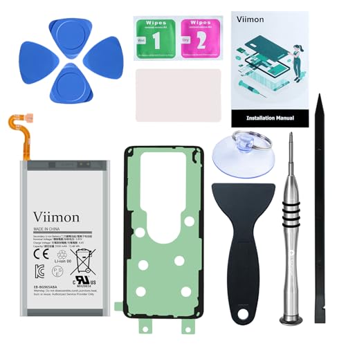 Viimon S9 Plus Battery Replacement Kits (New Upgraded) for Samsung Galaxy S9 Plus SM-G965U All Models with Adhesive and Repair Tool Kits