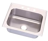 Elkay WLS2522D8DG4 Revere Waterford Fregadero de cocina de acero inoxidable de 25 x 22 x 8 pulgadas