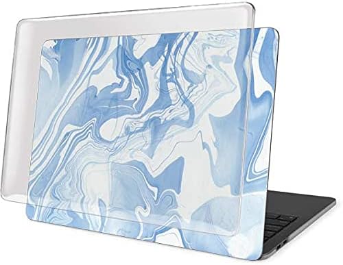 Skinit Case + Skin Compatible with MacBook Pro 13in M1 (2021) Originally Designed Blue Marbling Design
