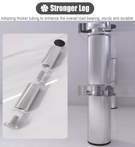 Support d'écran d'angle pour organiser un bureau avec triple écran - 5