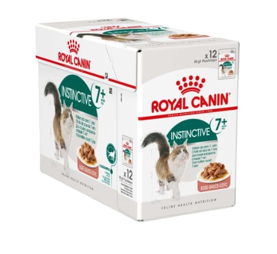 ROYAL CANIN INSTINCTIVE 7+ in Soße | Doppelpack | 2 x 12 x 85 g | Alleinfuttermittel für ausgewachsene Katzen ab 7 Jahren | Zur Unterstützung der Vitalität und Nierengesundheit