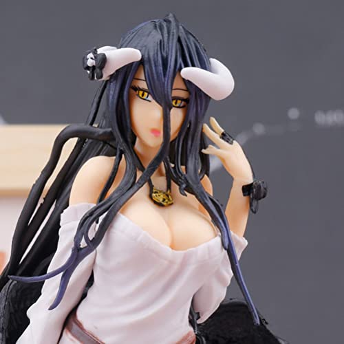 Kedejin 8.5In / 21.5Cm Overlord Figure Albedo Action Figure ，Cartoon Pvc Doll Statue Model Ornament For Desk And Shelf Decorations #TOP4