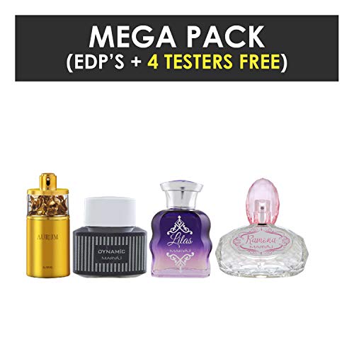 AJMAL Aurum Edp 75Ml Fruity Liquid Perfume For Women & Maryaj Dynamic For Him - Eau De Parfum,100Ml & Lilas For Her Eau De Parfum 100 Ml &Ramona For Her Eau De Parfum - Image 2