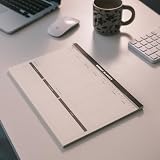 Kokonote Weekly Planner - Basic Studio / 64 Tear Off Pages, A4 Desk Organiser, Family Planner, Desk Calendar, To Do List Book
