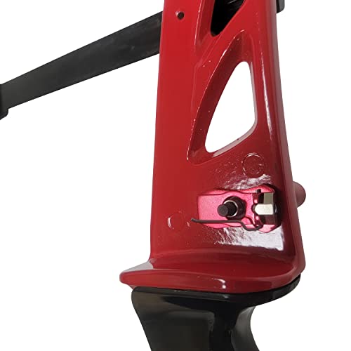 Sas Magnetic Olympic Recurve Bow And Barebow Cnc Aluminum Precision Arrow Rest (Red) #TOP2