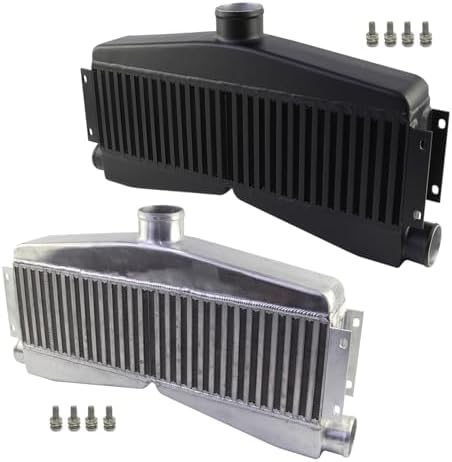 Universal Twin Turbo Intercooler Bar&Plate Custom 24"x7"x3.5" Core (2 In/1 Out) 400-800HP 2.5" Inlet 3" Outlet Black — 사진 5