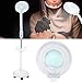 Produktbild Verstellbare Stehlampe, kaltes Licht 5X Vergrößerung LED Beauty Lampe, Vergrößerung Great Performance Tattoo Lampe, für Beauty(European Standard 220V)