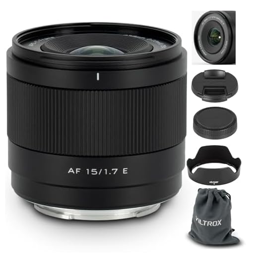 VILTROX 15mm F1.7 E-Mount Autofocus Lens
