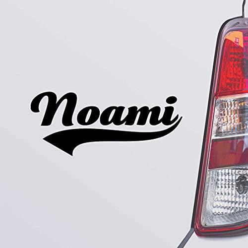 Custom Brother - Noami Name Black Color Car Laptop Wall Bumper Decal Sticker, DesR67