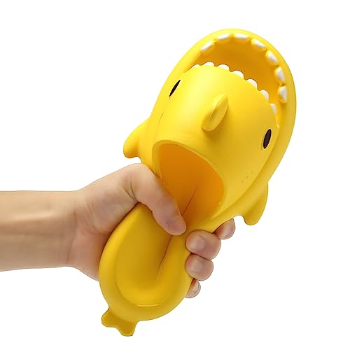 Kalakids Shark Slides, Strongly Non-Slip Beach Slippers, Pillow Soft Sole Open Toe House Slippers #TOP1