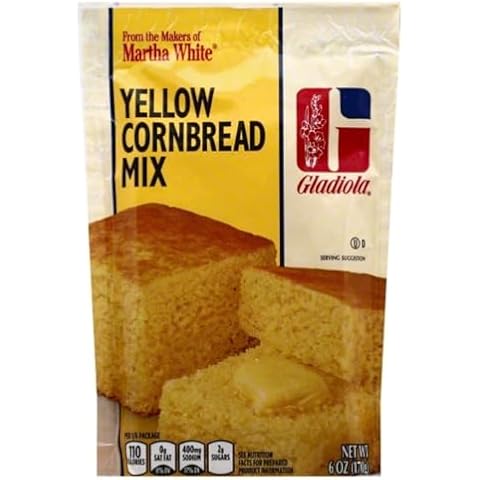 Gladiola Martha White Yellow Cornbread Mix 6 Oz (Pack of 6) Cover